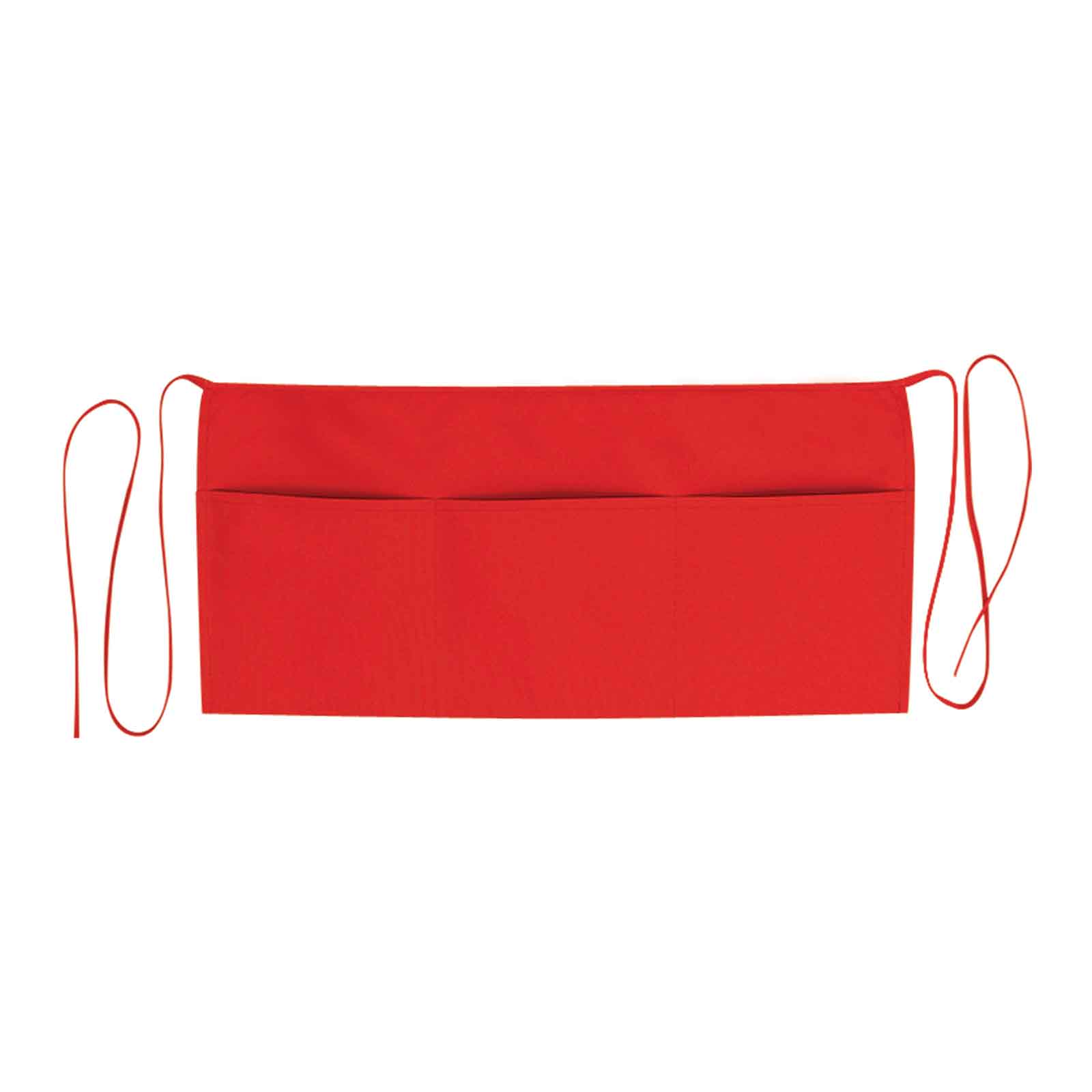 OTTO 3 Pocket Waist Apron OTTO 801-401 Otto Cap 002 - Red OSFM - Adult