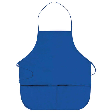 OTTO 2 Pocket Medium Bib Apron OTTO 802-401 Otto Cap 001 - Royal OSFM - Adult