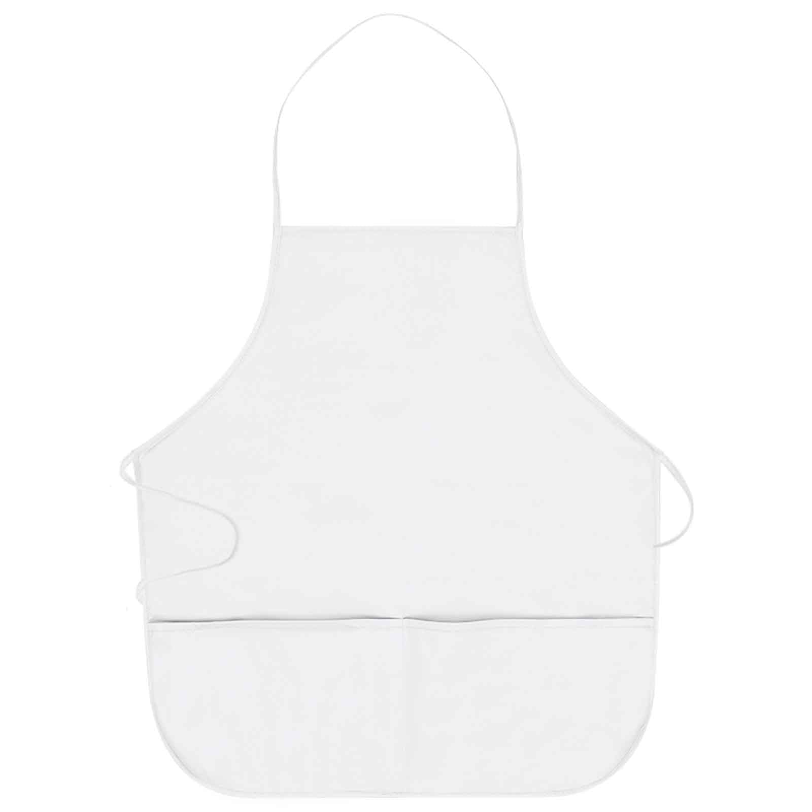 OTTO 2 Pocket Medium Bib Apron OTTO 802-401 Otto Cap 016 - White OSFM - Adult