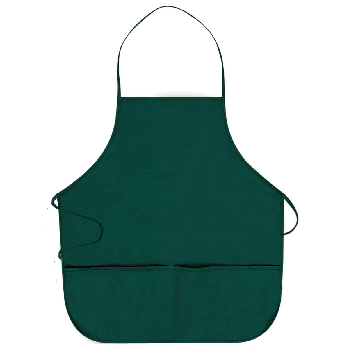 OTTO 2 Pocket Medium Bib Apron OTTO 802-401 Otto Cap 017 - Dk. Green OSFM - Adult