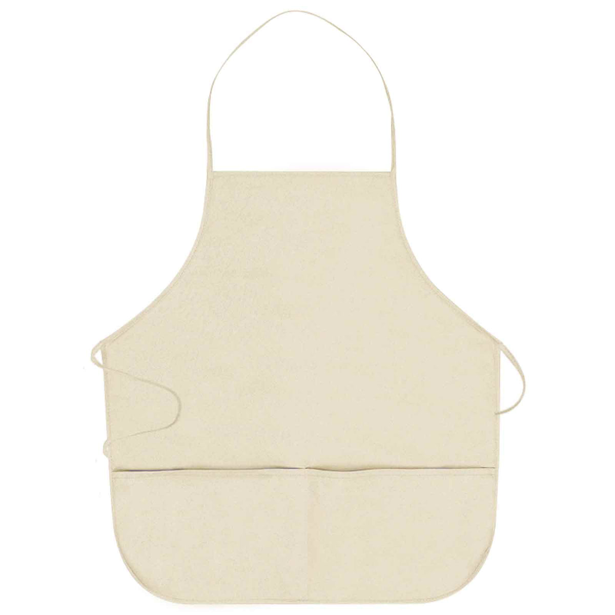 OTTO 2 Pocket Medium Bib Apron OTTO 802-401 Otto Cap 031 - Natural OSFM - Adult