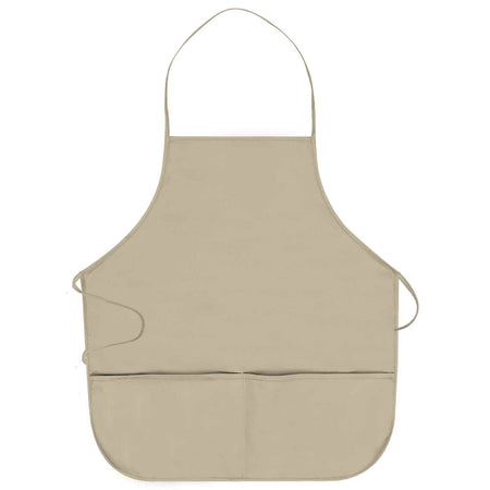 OTTO 2 Pocket Medium Bib Apron OTTO 802-401 Otto Cap 032 - Khaki OSFM - Adult