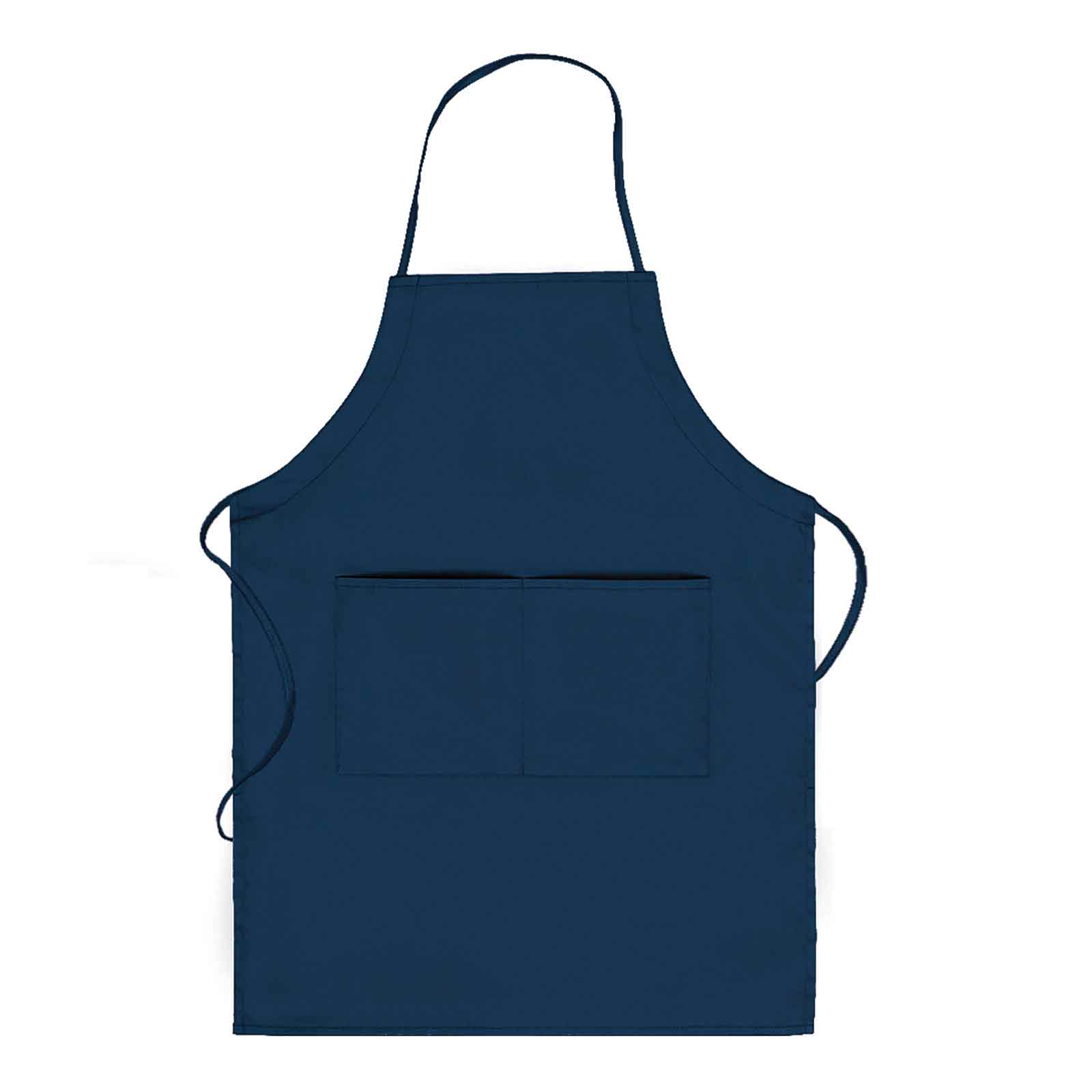 OTTO 2 Pocket Full Length Adjustable Bib Apron OTTO 803-401 Otto Cap 004 - Navy OSFM - Adult