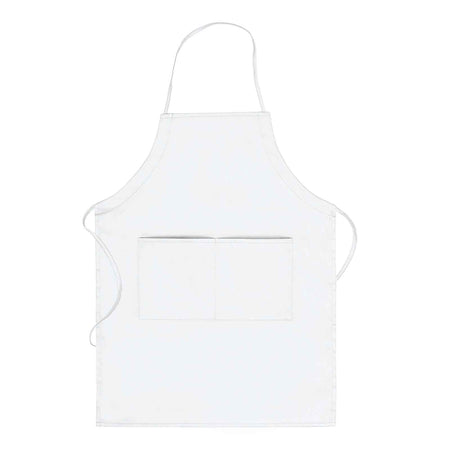 OTTO 2 Pocket Full Length Adjustable Bib Apron OTTO 803-401 Otto Cap 016 - White OSFM - Adult