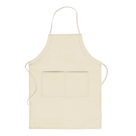 OTTO 2 Pocket Full Length Adjustable Bib Apron OTTO 803-401 Otto Cap 031 - Natural OSFM - Adult