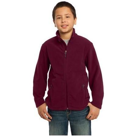 Youth Value Fleece Jacket Joe's USA Maroon Youth Medium