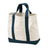 2-Tone Shopping Tote mws_apo_generated Joe's USA Natural/Navy #MWS Options 3100436289