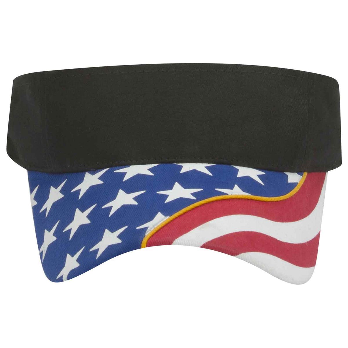 OTTO CAP Sun Visor OTTO 81-398 Otto Cap 003 - Black OSFM - Adult