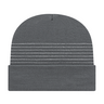 Cap America USA-Made Beanie RKT12 Thin Striped Knit Cap with Cuff
