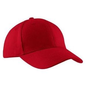 Joe's USA Brushed Twill Cap Joe's USA Red