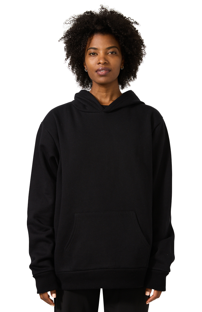 Royal Apparel 81155 Unisex Magnum Heavyweight Fleece Hoody - Black