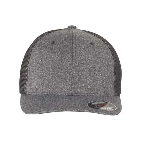 Flexfit Mélange Trucker Cap - Flexfit 6311 Flexfit Dark Heather Grey/ Charcoal One Size