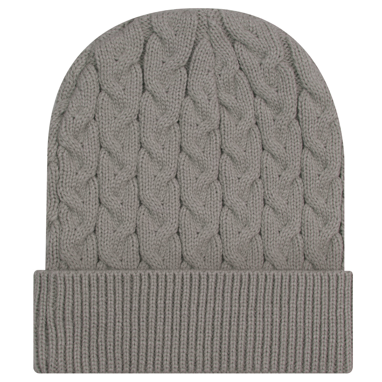 OTTO CAP® 12" Cable Knit Beanie w/ Rib Knit Cuff OTTO 82-1