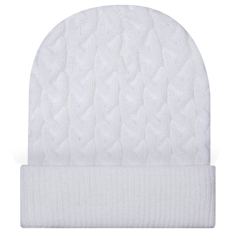 OTTO CAP® 12" Cable Knit Beanie w/ Rib Knit Cuff OTTO 82-1