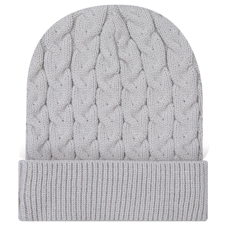 OTTO CAP® 12" Cable Knit Beanie w/ Rib Knit Cuff OTTO 82-1