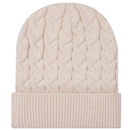 OTTO CAP® 12" Cable Knit Beanie w/ Rib Knit Cuff OTTO 82-1