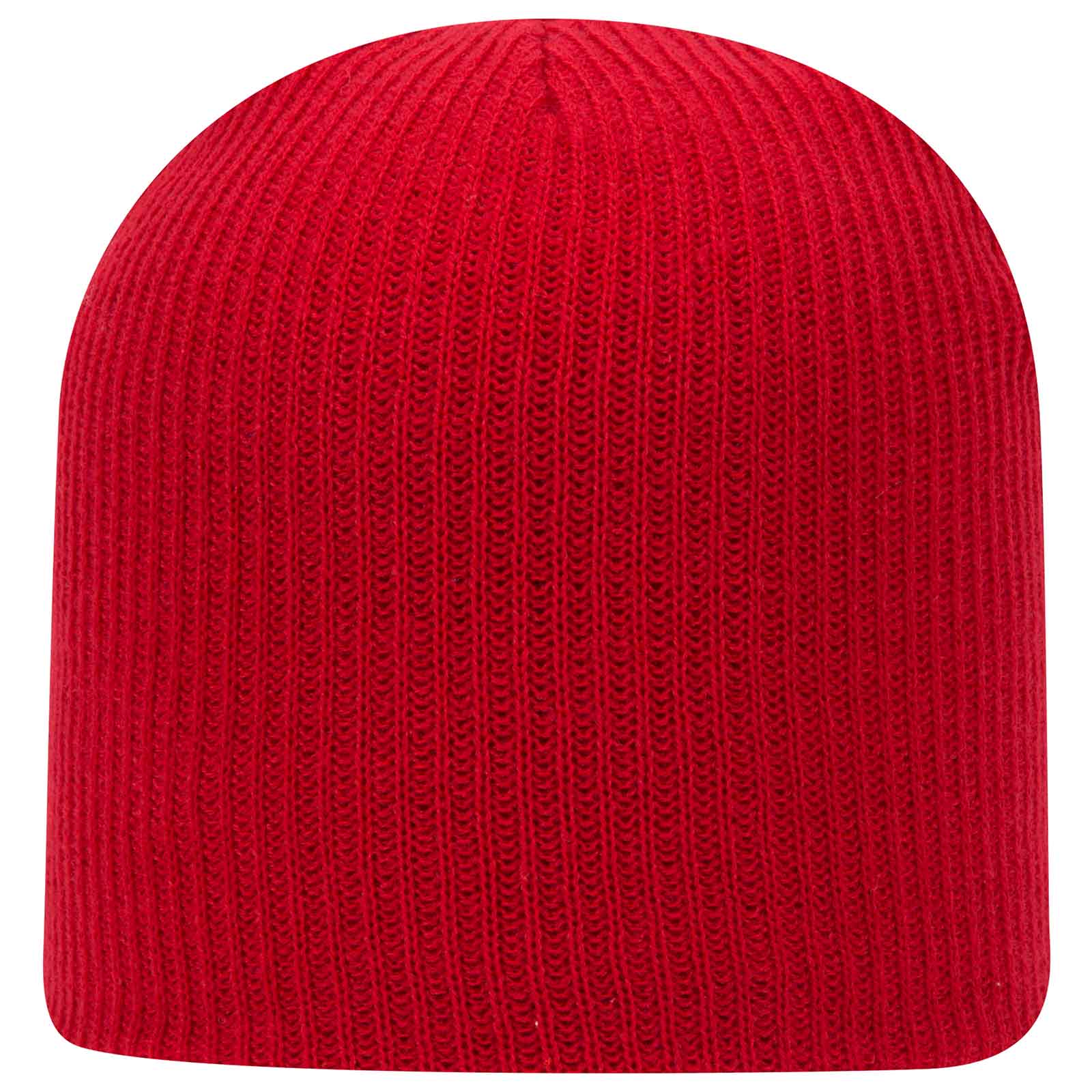 OTTO CAP 9 1/2" Premium Rib Knit Beanie..-82-1173 Otto Cap 002 - Red OSFM - Adult