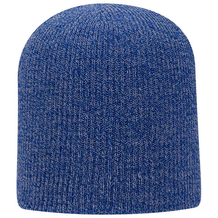 OTTO CAP 9 1/2" Premium Rib Knit Beanie..-82-1173 Otto Cap 0116 - Ryl/Wht OSFM - Adult