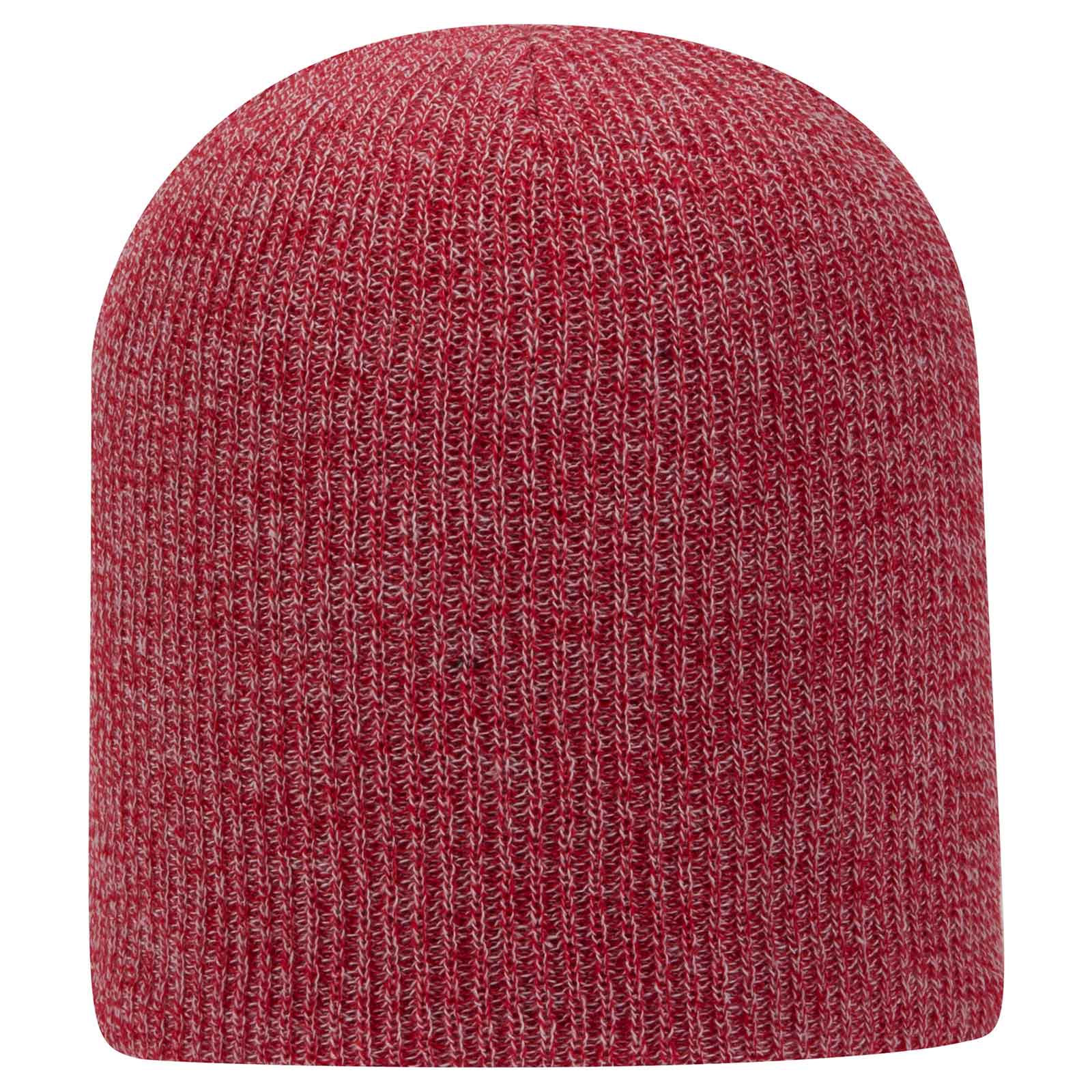 OTTO CAP 9 1/2" Premium Rib Knit Beanie..-82-1173 Otto Cap 0216 - Red/Wht OSFM - Adult