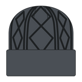 OTTO CAP 12" Cable Knit Beanie w/ Rib Knit Cuff OTTO 82-1215