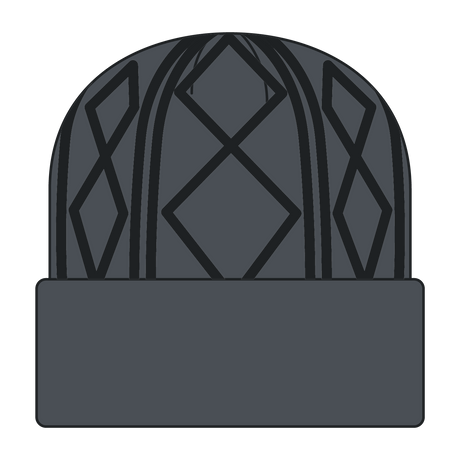 OTTO CAP 12" Cable Knit Beanie w/ Rib Knit Cuff OTTO 82-1215