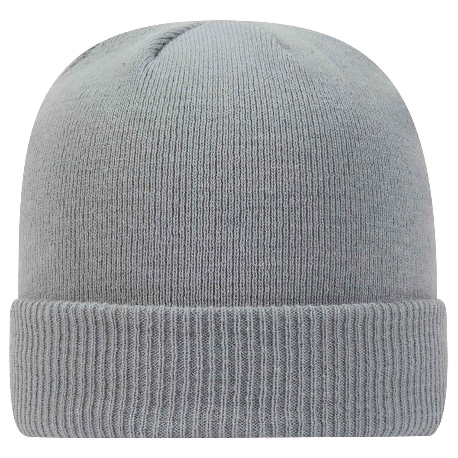 OTTO CAP 12" Classic Knit Beanie w/ Rib Knit Cuff..-82-1238 Otto Cap 014 - Gray OSFM - Adult