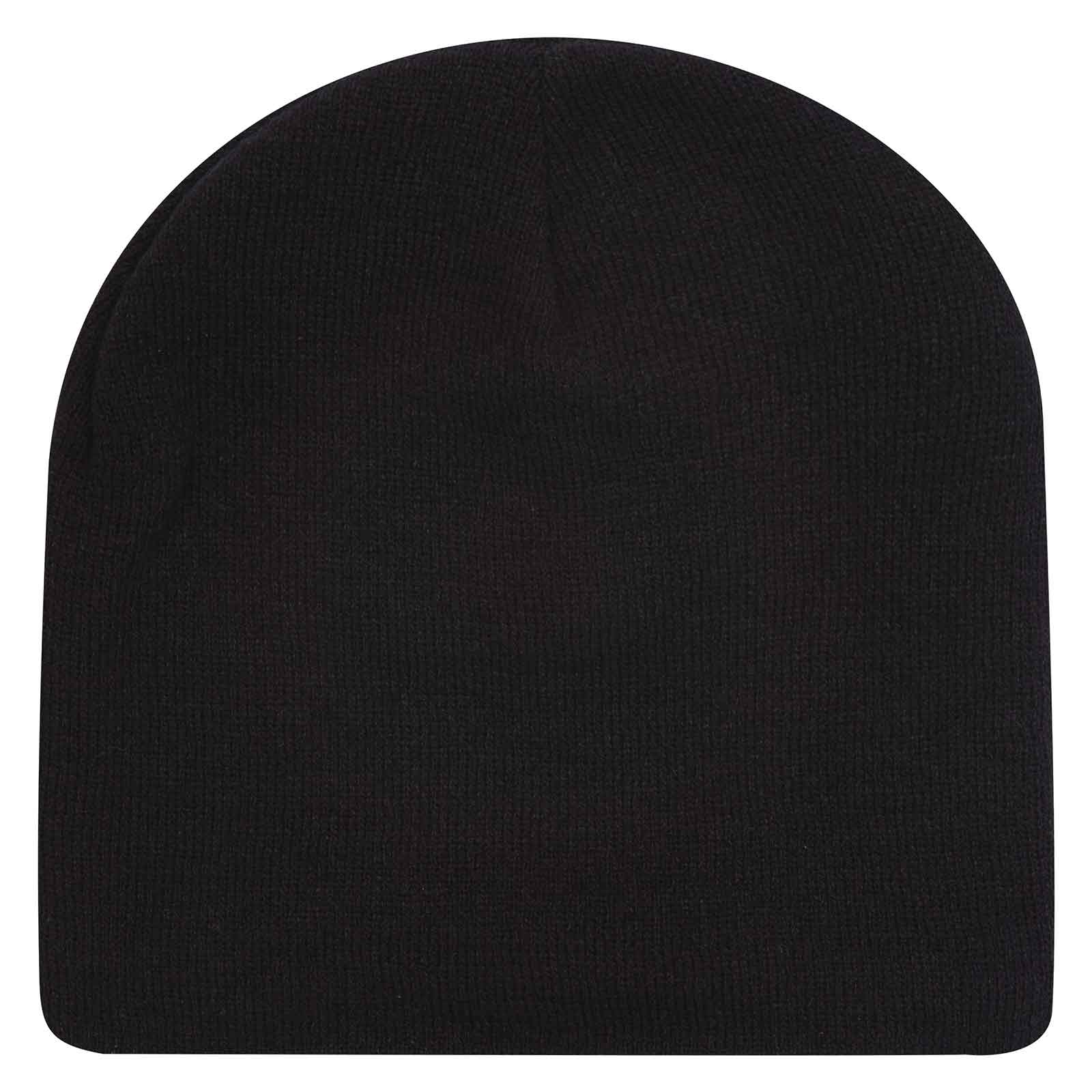 OTTO CAP 9" Classic Knit Beanie w/ Inside Fleece Lining OTTO 82-1317 Otto Cap 003 - Black OSFM - Adult