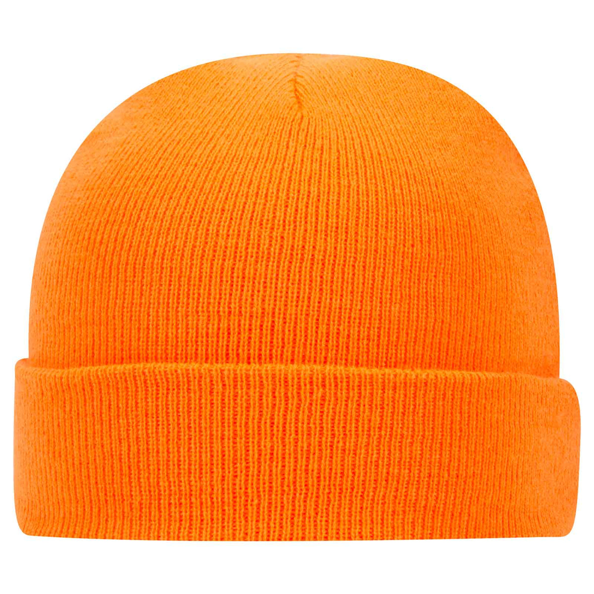 OTTO CAP 12" Classic Knit Beanie w/ Cuff..-82-404 Otto Cap 009 - N. Orange OSFM - Adult