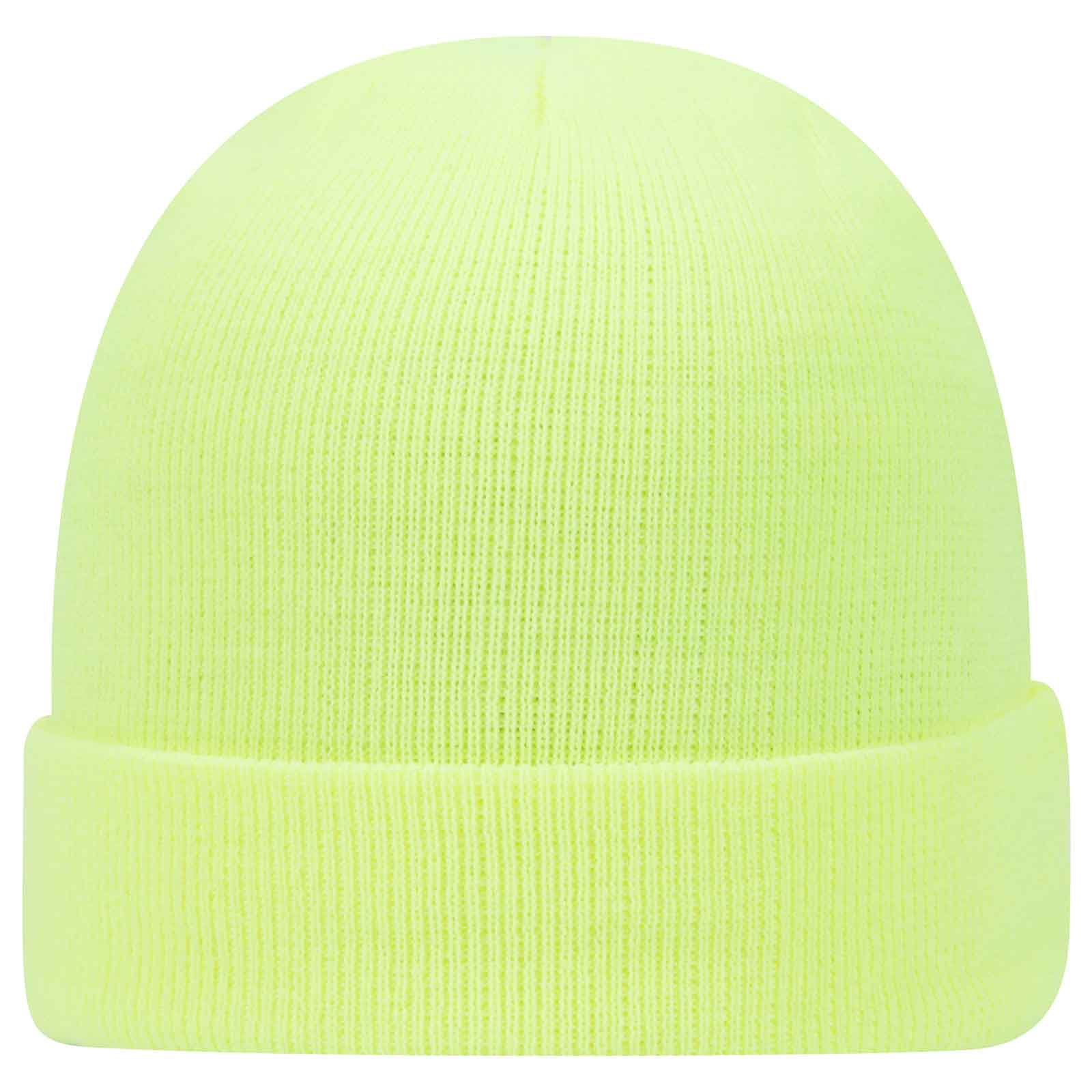 OTTO CAP 12" Classic Knit Beanie w/ Cuff..-82-404 Otto Cap 040 - N. Yellow OSFM - Adult