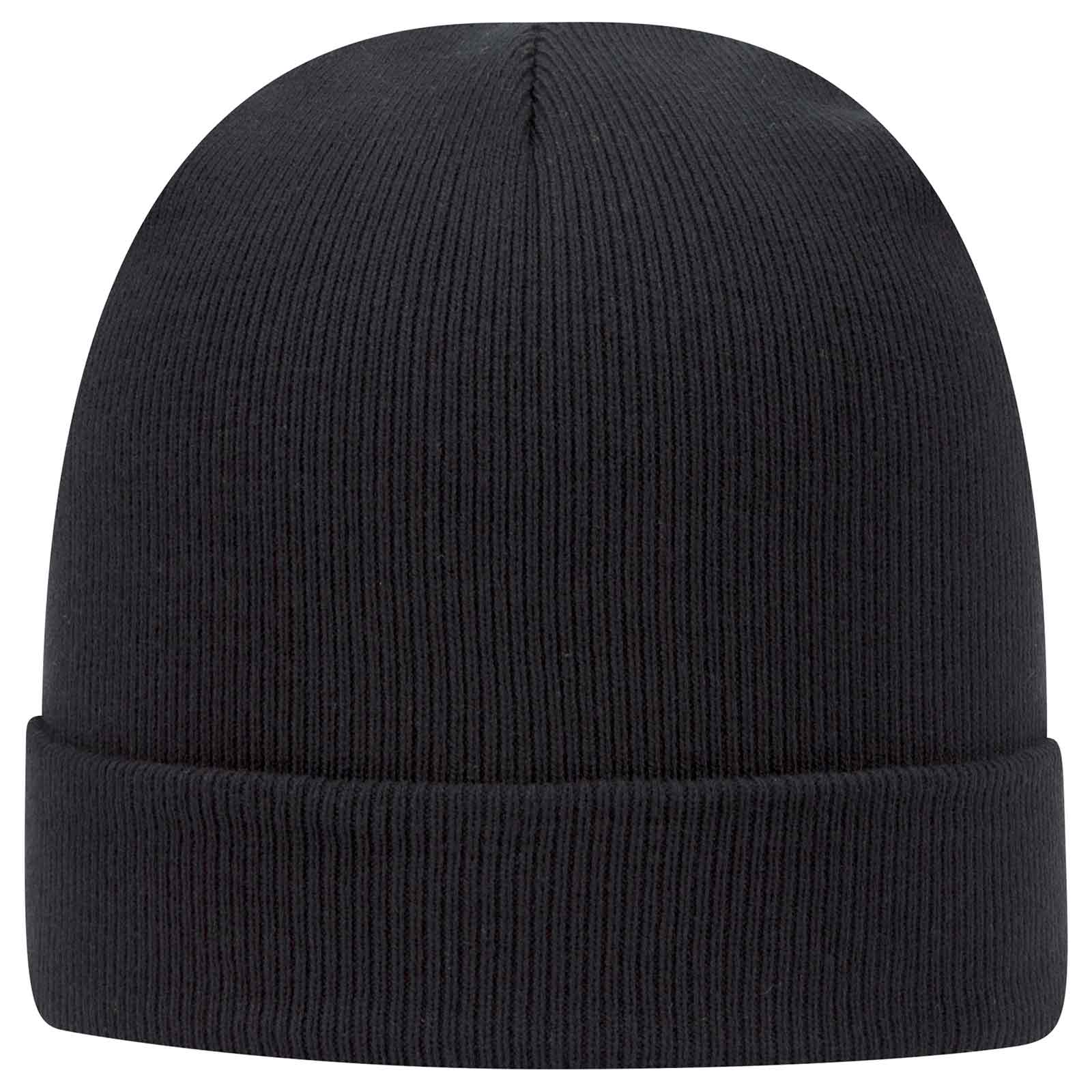 OTTO CAP 12" Classic Knit Beanie w/ Cuff..-82-480 Otto Cap 003 - Black OSFM - Adult