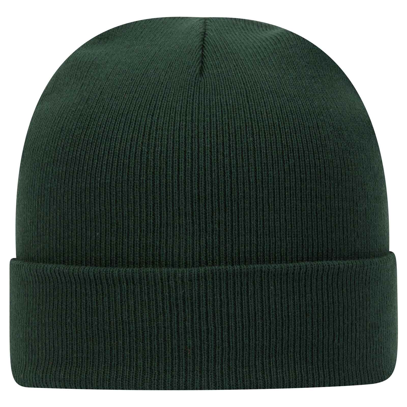 OTTO CAP 12" Classic Knit Beanie w/ Cuff..-82-480 Otto Cap 017 - Dk. Green OSFM - Adult