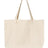 Q-Tees 34.6L Large Canvas Deluxe Tote - Q-Tees Q1500 Q-Tees Natural/ Natural One Size