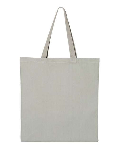 Q-Tees Promotional Tote - Q-Tees Q800 Q-Tees Grey One Size