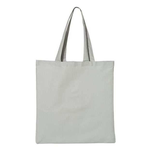 Q-Tees Economical Tote - Q-Tees QTB Q-Tees Grey One Size