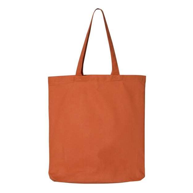 Q-Tees 12L Economical Tote - Q-Tees QTBG Q-Tees Texas Orange One Size