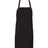 Q-Tees Bib Apron - Q-Tees Q4010 Q-Tees Black One Size