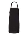 Q-Tees Bib Apron - Q-Tees Q4010 Q-Tees Black One Size