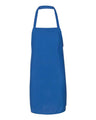 Q-Tees Bib Apron - Q-Tees Q4010 Q-Tees Royal One Size