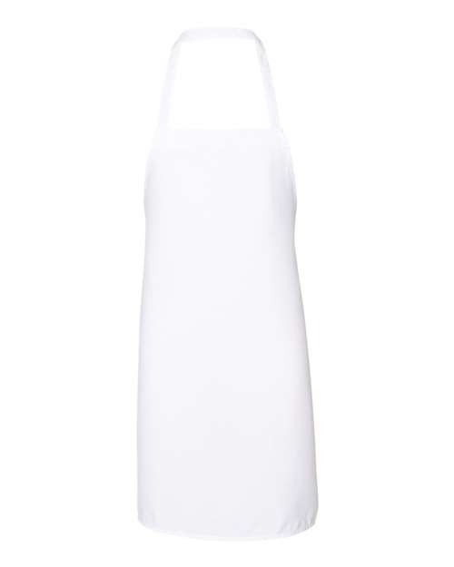 Q-Tees Bib Apron - Q-Tees Q4010 Q-Tees White One Size