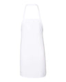 Q-Tees Bib Apron - Q-Tees Q4010 Q-Tees White One Size
