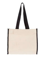 Q-Tees 14L Tote with Contrast-Color Handles - Q-Tees Q1100 Q-Tees
