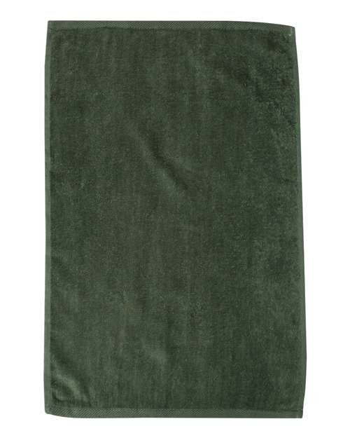 Q-Tees Hemmed Hand Towel - Q-Tees T200 Q-Tees Forest One Size