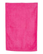 Q-Tees Hemmed Hand Towel - Q-Tees T200 Q-Tees Hot Pink One Size