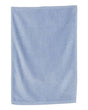 Q-Tees Hemmed Hand Towel - Q-Tees T200 Q-Tees Light Blue One Size