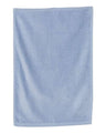 Q-Tees Hemmed Hand Towel - Q-Tees T200 Q-Tees Light Blue One Size