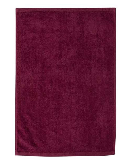 Q-Tees Hemmed Hand Towel - Q-Tees T200 Q-Tees Maroon One Size