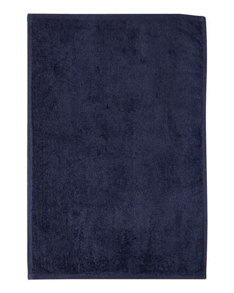 Q-Tees Hemmed Hand Towel - Q-Tees T200 Q-Tees Navy One Size