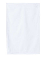 Q-Tees Hemmed Hand Towel - Q-Tees T200 Q-Tees White One Size