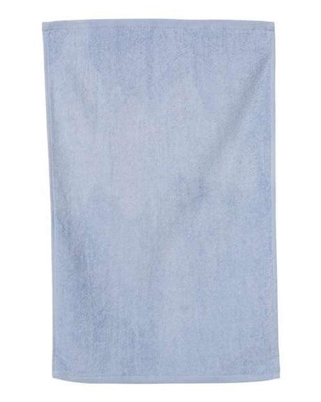 Q-Tees Deluxe Hemmed Hand Towel - Q-Tees T300 Q-Tees Light Blue One Size