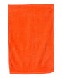 Q-Tees Deluxe Hemmed Hand Towel - Q-Tees T300 Q-Tees Orange One Size